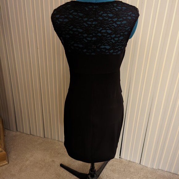 Sweet Storm, Size Large, Black Dress, Stretchy Cocktail dress - Picture 5 of 6